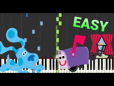 Mail Time (From Blue's Clues) - Easy Piano Tutorial