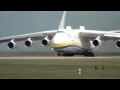 Antonov 225 Mriya Departs MANCHESTER AIRPORT.