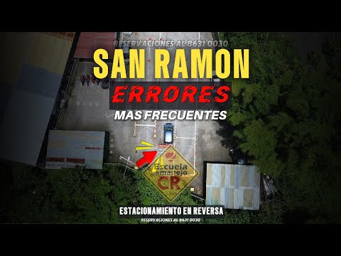 Como parquear en Reversa SAN RAMON, Errores de estacionamiento REVERSA en plantel San Ramon 86310030