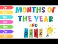 Months Of The Year Fun Quiz And Catchy Song For Kids 4K