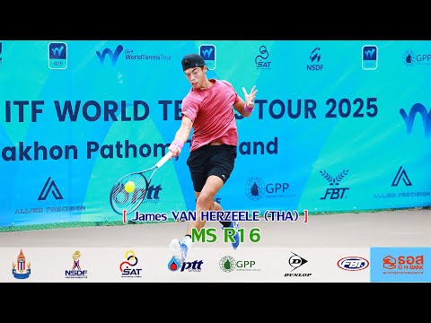 G H BANK ITF WORLD TENNIS TOUR 2025 3 MS R16 -James VAN HERZEELE THA vs Yuri DZHAVAKIAN UKR2