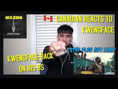 CANADIAN REACTION TO Stay Flee Get Lizzy feat. Kwengface - Scary [Music Video] | GRM Daily