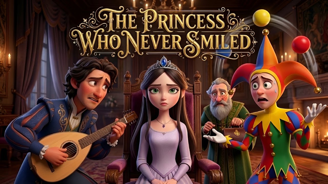 The Princess Who Never Smiled | A Heartwarming Animated Fairy Tale in English | Princess Story