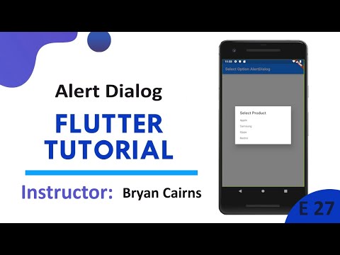Flutter - 27 Alert Dialog | Introduction to Flutter Development Using Dart