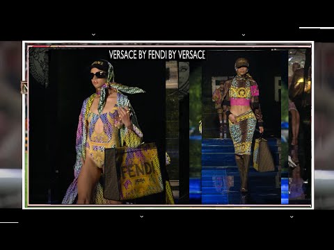 Versace By Fendi Spring Summer 2022 @Pt.4 Milan Fashion Week Fashion Show