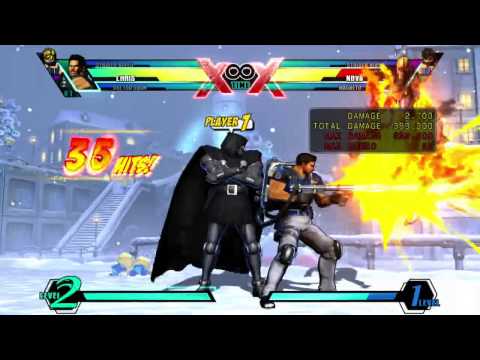 UMVC3: Chris Corner Throw combo
