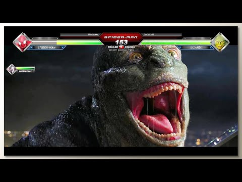 Spider-Man vs The Lizard with Healthbars