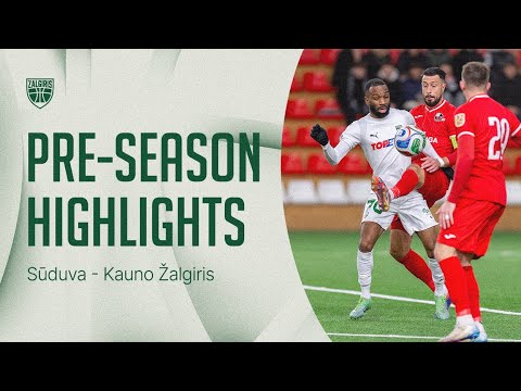 Sūduva – Kauno Žalgiris | Pre-Season Highlights | 2026.01.17