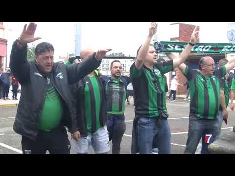 2018/19 I PlayOff I La afición del River tiñe de verdinegro Luanco I Marino Luanco - SRC