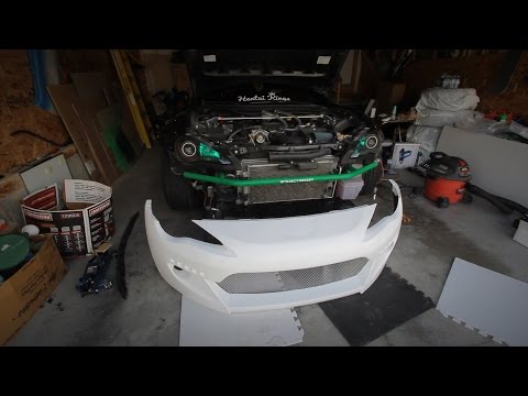 Rocket Bunny v2 front bumper test fit #HentaiKingsSquad