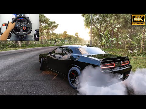 Dodge Challenger srt Hellcat | Forza Horizon 5 | Logitech g29 gameplay