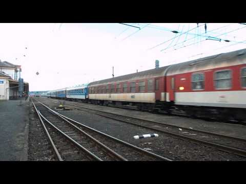 Odjezd vlaku R 441 Excelsior (ČD 363.071) - Chomutov, 22. 4. 2013