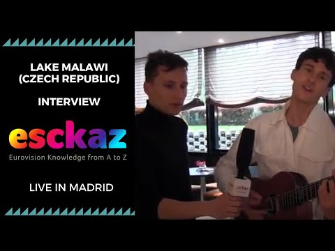 ESCKAZ in Madrid: Interview with Lake Malawi (Czech Republic) (at PrePartyES 2019)
