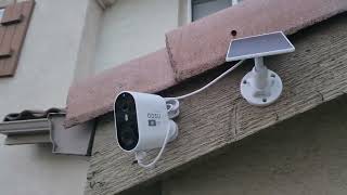 AOSU Solar Security Cameras Wireless Outdoor, 2K QHD Home Security System, with Ultra-Wide View