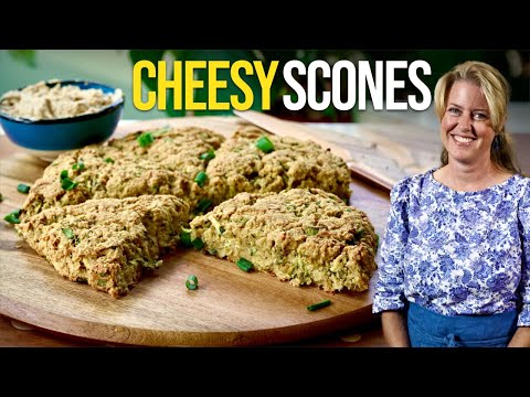 NEED SCONES?! Make My Easy Cheesy Plant-Based Zucchini Scones