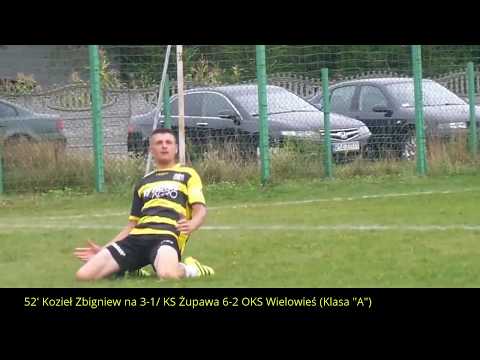 KS Żupawa - OKS Wielowieś (gol na 3-1 Kozieł Zbigniew)  Klasa "A" 03.09.2017