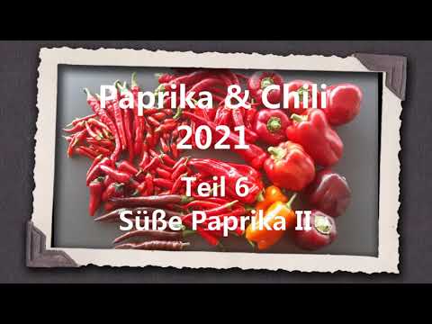 , title : 'Paprika & Chili 2021 Teil 6 - Süße Paprika II'