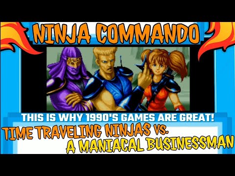 NINJA COMMANDO - This Is Why 1990's Games Are Great! - Neo Geo Gem