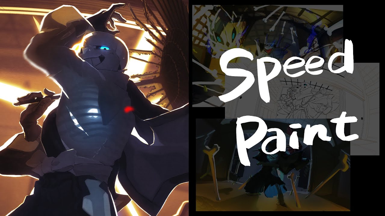 Speed paint＊和風×UNDERTALE Sans