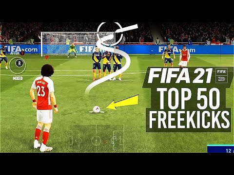 FIFA 21 - TOP 50 BEST FREE KICK GOALS!