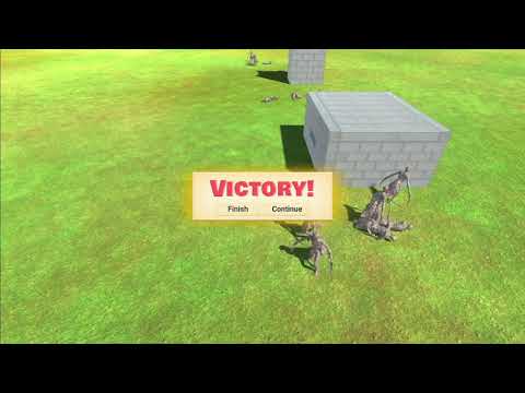 8 Saber Ghoul in night vs all units - Animal Revolt Battle Simulator