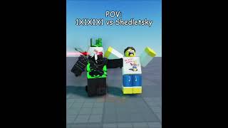 POV: 1x1x1x1 vs Shedletsky💀 | #meme #roblox #forsaken
