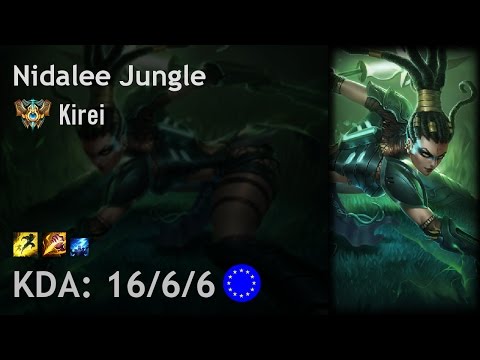 Nidalee Jungle vs Olaf - Kirei - EUW Challenger Patch 7.5