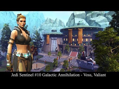 SWTOR Jedi Sentinel Storyline 10 Galactic Annihilation (Voss, Valiant)