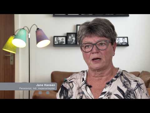 Pensionsopsparing - Pensionist Jane Hansen