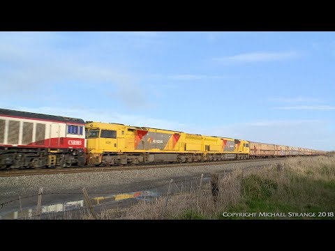 Two Aurizon 6020 Class Locomotives on SCT's 1PM9 Freight Train (25/7/2018) - PoathTV Railways
