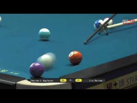 Liu Haitao VS Darren Appleton - Men L32 - 2017 Chinese Billiards World Championship