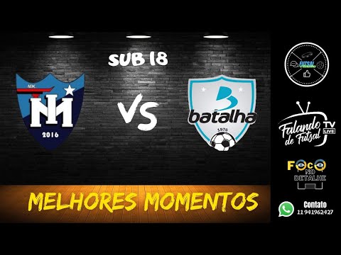 MELHORES MOMENTOS INTER MOGI X BATALHA SUB 18 CAMPEONATO ESTADUAL A2