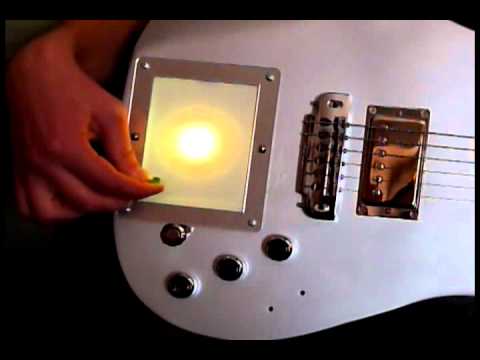 Kaoss MIDI guitar XY MIDIpad LED demonstration