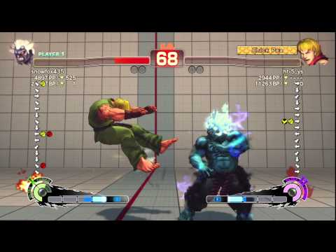 SSF4 AE Ver. 2012: snowfox435 [Oni] vs. ht-5_ys [Ken] - PSN Ranked Match
