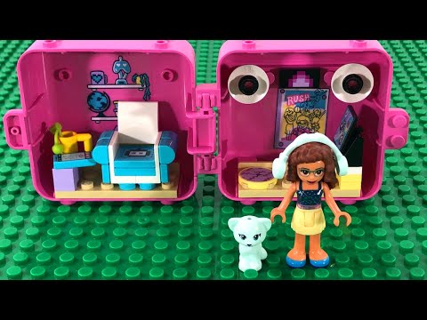 How To Build Lego Friends Olivia's Gaming Cube Mystery Pet 41667 | Lego Empire Satisfying Stopmotion