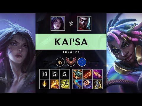 Kai'Sa Jungle vs Ekko - EUW Grandmaster Patch 25.21