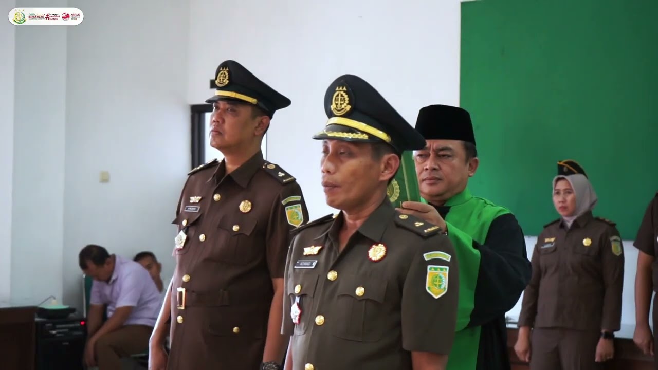 Pengambilan Sumpah, Pelantikan dan Serah Terima Jabatan Kepala Seksi Intelijen Kejaksaan Negeri Kabupaten Madiun