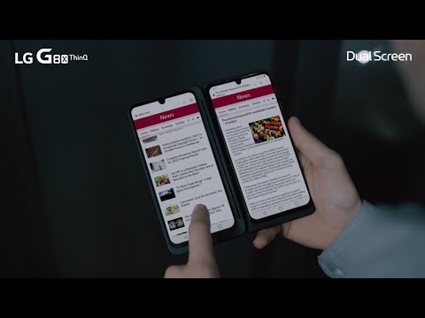 Experience seamless browsing with LG G8X ThinQ dual screen