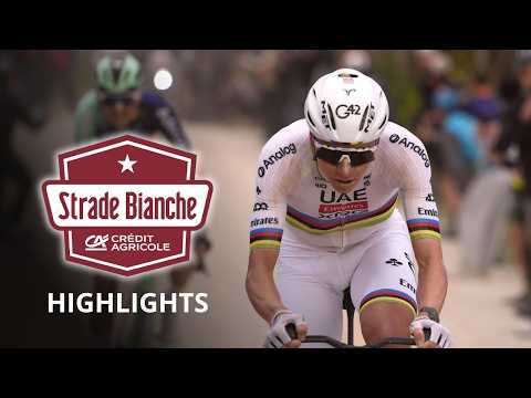 Strade Bianche 2026 - Highlights - Can Paul Seixas keep up with Tadej Pogacar ?