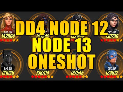 DD4 Node 12 Tip - One Shot Node 13 - MARVEL Strike Force - MSF