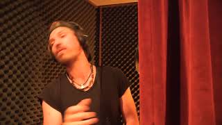 Taylor Hanson re-recording the vocal for Yearbook 22 years later