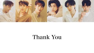 2PM－Thank you／日本語字幕(和訳)