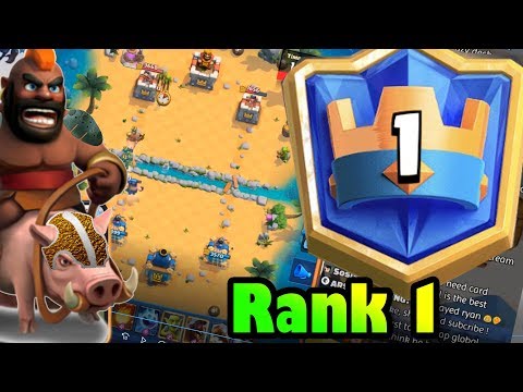 #1 In the World🔥Hog Cycle 6600+ Live Ladder Pushing - Clash Royale