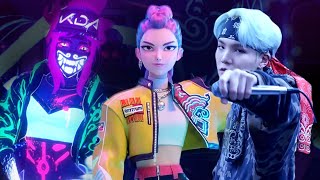 HUNTR/X x KDA x BTS - How It&#39;s Done x Pop/Stars x Mic Drop  #kpopdemonhunters #huntrix
