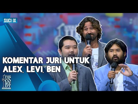 KOMENTAR JURI untuk Alex Fabry, Levi, Ben Dhanio - SUCI IX [CHAMP ARENA]