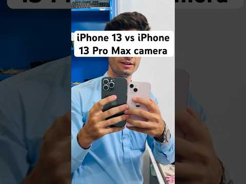 iPhone 13 vs iPhone 13 Pro Max camera test #iphonecamera #shorts #youtubeshorts