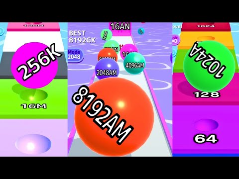 Max Level–Ball Run 2048 vs Infinity Mode vs Ball Run Infinity | Best iOS Android Games 2025