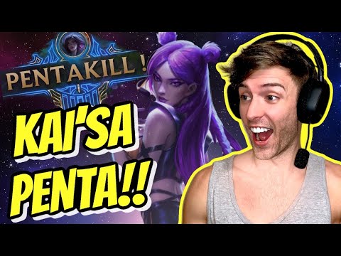 LEAGUE OF LEGENDS | HOW HAS THIS NOT BEEN NERFED??? Kaisa Penta kill!!!