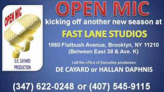 DE CAYARD OPEN MIC PROMOTION AT FAST LANE STUDIOS.wmv