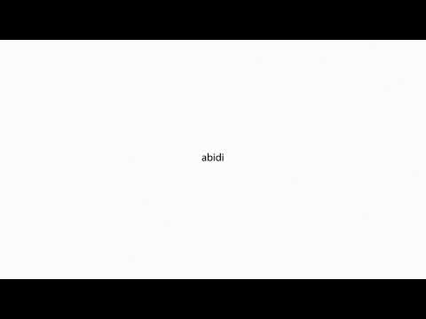 abidi PRONUNCIATION